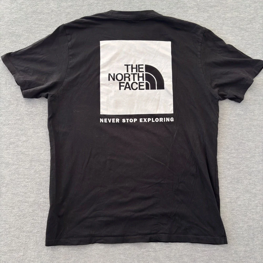 The North Face Mens Black Box Logo Graphic Short Sleeve T-Shirt Large NF0A4762